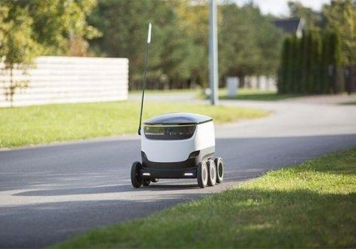 京東用上黑科技 機器人快遞員呆萌又準(zhǔn)時